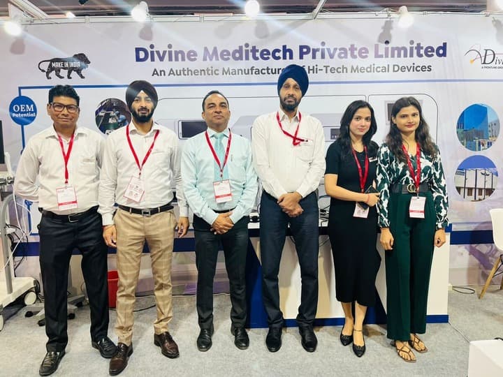 Divine Meditech Exhibition Booth at Arab Health